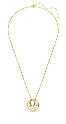 Swarovski - Elegantní pozlacený náhrdelník Hyperbola 5740410