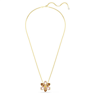 Swarovski - Jedinečný set šperků Květina Idyllia 5735227 (řetízek, brož)