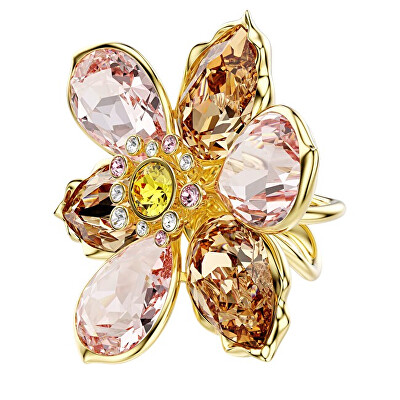 Swarovski - Květinový prsten se Swarovski krystaly Idyllia 5732382
