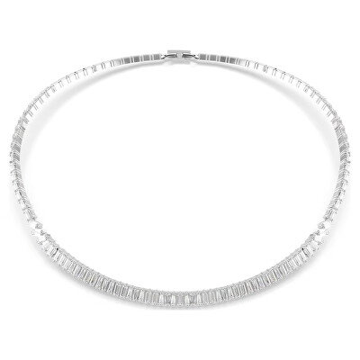 Swarovski - Třpytivý náhrdelník s čirými zirkony Matrix 5727111