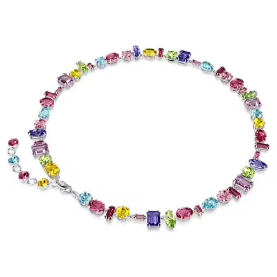 Swarovski - Luxusní náhrdelník s třpytivými barevnými krystaly Gema 5656397