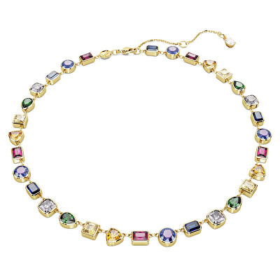 Swarovski - Pozlacený náhrdelník s barevnými krystaly Stilla 5662915