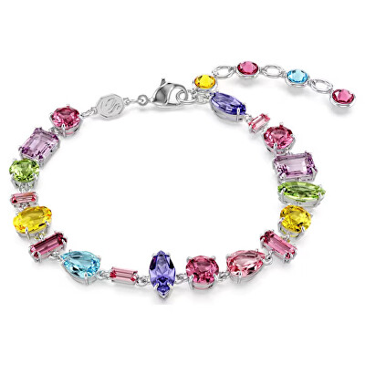 Swarovski - Luxusní náramek s třpytivými barevnými krystaly Gema 5656427