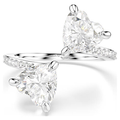 Swarovski - Luxusní otevřený prsten s krystaly Swarovski Attract Soul 5535191