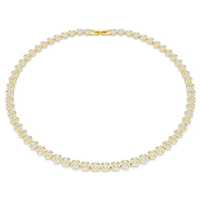 Swarovski - Luxusný pozlátený náhrdelník s kryštálmi Una Angelic 5751560