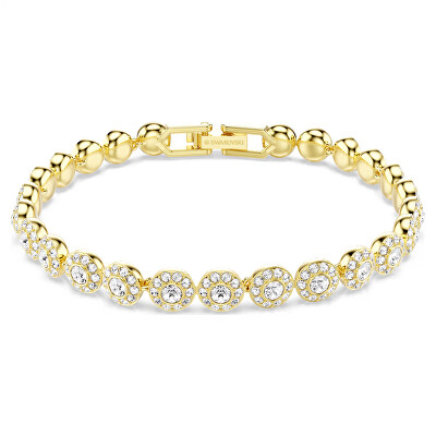 Swarovski - Luxus aranyozott karkötő Una Angelic 5749386
