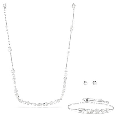 Swarovski - Luxusní sada šperků s krystaly Mesmera 5665877 (náušnice, náramek, náhrdelník)