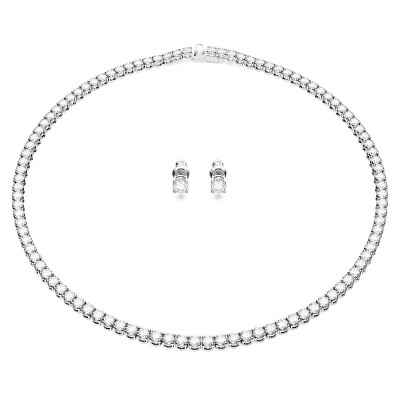 Swarovski - Luxusní set šperků Matrix Tennis 5647730 (náhrdelník, náušnice)
