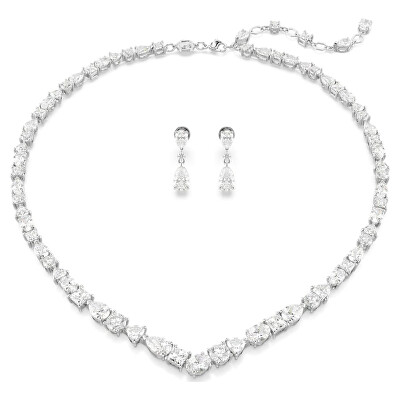 Swarovski - Luxusní sada šperků Mesmera Tennis 5674306 (náhrdelník, náušnice)