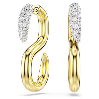 Swarovski - Moderní pozlacené náušnice s krystaly Dextera 5741796