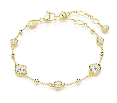 Swarovski - Módní pozlacený náramek s krystaly Imber 5680094