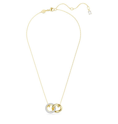 Swarovski - Nadčasový pozlacený náhrdelník se Swarovski krystaly Dextera 5668820