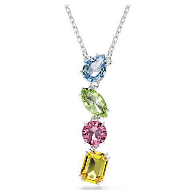 Swarovski - Náhrdelník s barevnými Swarovski krystaly Gema 5692421
