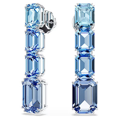 Swarovski - Náušnice s modrými Swarovski krystaly Millenia 5696516