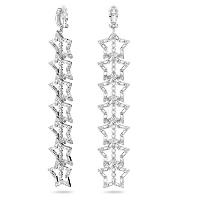 Swarovski - Nepřehlédnutelné dlouhé náušnice s hvězdami Stella 5617756