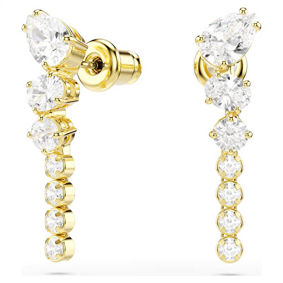 Swarovski - Nepřehlédnutelné pozlacené náušnice Mesmera 5747936