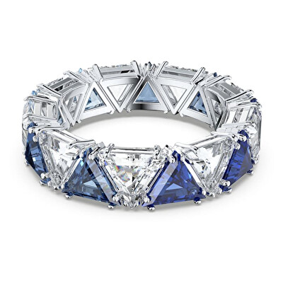 Swarovski - Nepřehlédnutelný třpytivý prsten Ortyx 5610732