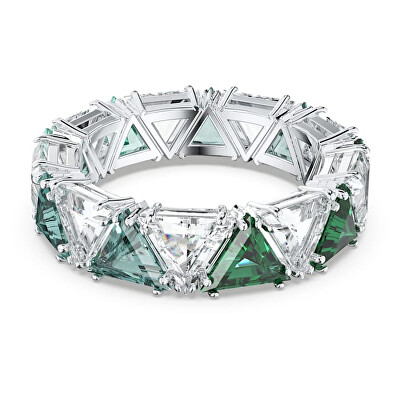 Swarovski - Nepřehlédnutelný třpytivý prsten Ortyx 5610734