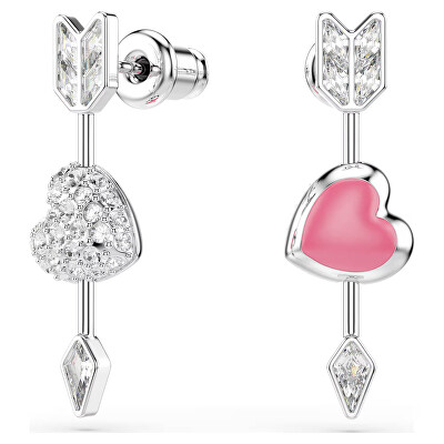 Swarovski - Oboustranné náušnice Amorův šíp s krystaly Idyllia 5749602