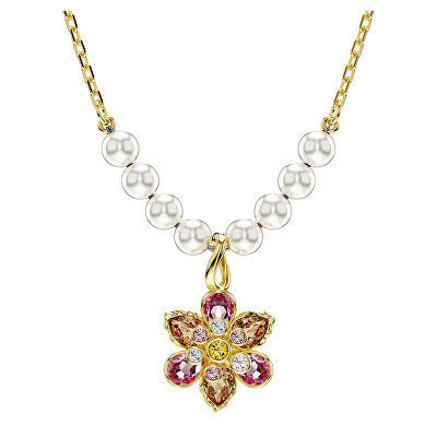 Swarovski - Okouzlující náhrdelník s motivem květiny Idyllia 5723140