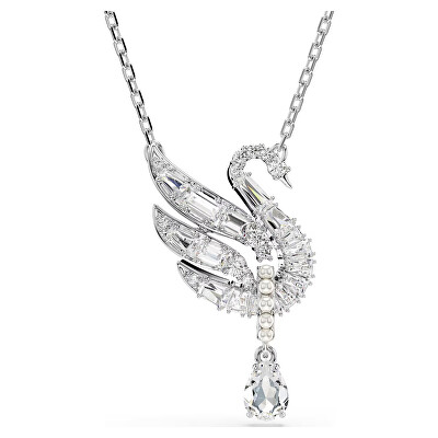 Swarovski - Okouzlující náhrdelník se třpytivou labutí Swan 5723387