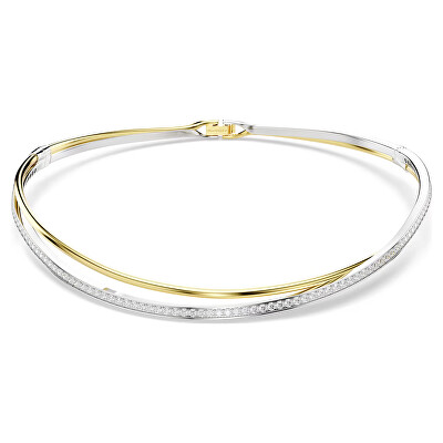 Swarovski - Pevný bicolor náhrdelník se zirkony Hyperbola 5702408