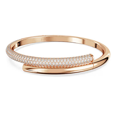 Swarovski - Pevný růžovozlacený náramek s krystaly Dextera 5700932