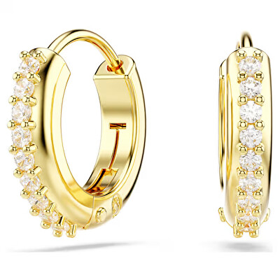Swarovski - Pozlacené kruhy se zirkony Matrix 5697228
