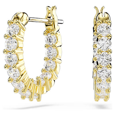 Swarovski - Pozlacené kruhy se zirkony Matrix Vittore 5733398