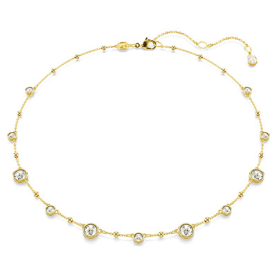 Swarovski - Módní pozlacený náhrdelník s křišťály Imber 5680090