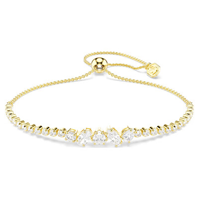 Swarovski - Pozlátený náramok s čírymi Swarovski Zirconia Mesmera 5747939