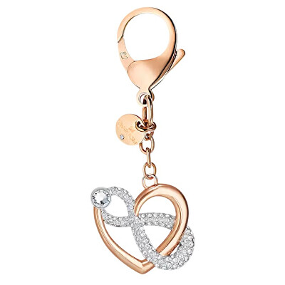 Swarovski - Přívěsek na kabelku Nekonečno a srdce Infinite 5530885