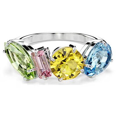 Swarovski - Prsten s barevnými Swarovski krystaly Gema 570894