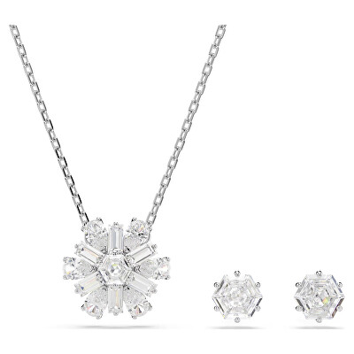 Swarovski - Okouzlující sada šperků se zirkony Idyllia 5691486 (náhrdelník, náušnice)
