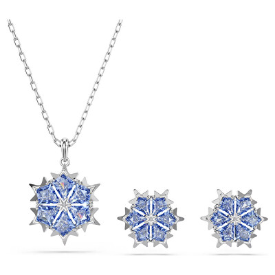 Swarovski - Nádherná sada šperků Sněhové vločky Magic 5734243 (náhrdelník, náušnice)