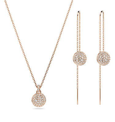 Swarovski - Slušivá bronzová sada šperků s křišťály Meteora 5683451