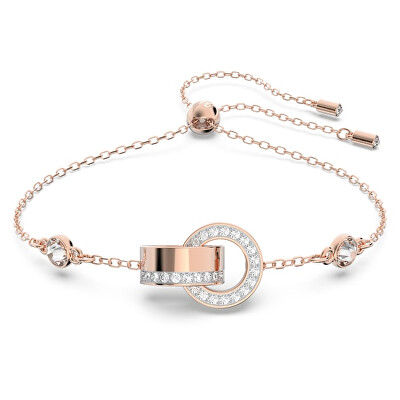 Swarovski - Slušivý bronzový náramek s třpytivým přívěskem Hollow 5636498