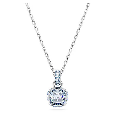 Swarovski - Slušivý náhrdelník pro ženy narozené v březnu Birthstone 5651794