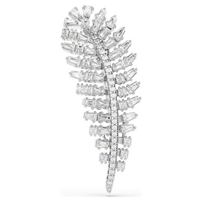 Swarovski - Broșă strălucitoare Pană cu zirconii Swarovski Vienna 5760564