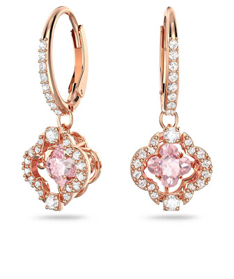 Swarovski - Třpytivé bronzové náušnice Sparkling Dance 5516477