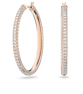 Swarovski - Třpytivé kruhové náušnice Stone 5383938