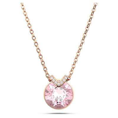 Swarovski - Třpytivý bronzový náhrdelník Bella 5662088