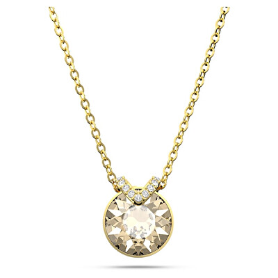 Swarovski - Třpytivý pozlacený náhrdelník Bella 5662091