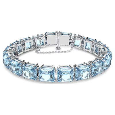 Swarovski - Třpytivý náramek s modrými krystaly Millenia 5614924