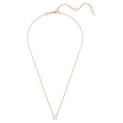 Swarovski - Úžasný bronzový náhrdelník s čirým krystalem Stilla 5701904
