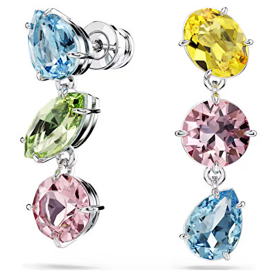 Swarovski - Visací náušnice s barevnými Swarovski krystaly Gema 5692406