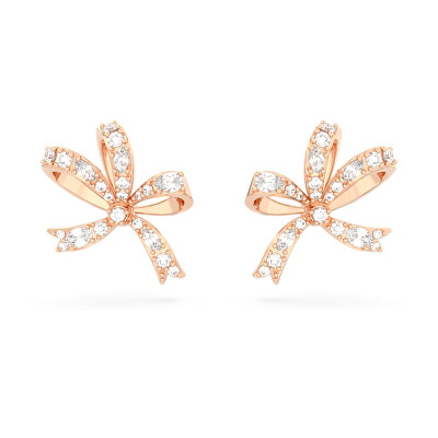 Swarovski - Slušivé bronzové náušnice Mašle Volta 5647572