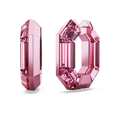 Swarovski - Rózsaszín nyolcszögletű Lucent fülbevaló 5680783