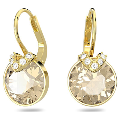Swarovski - Půvabné pozlacené náušnice se Swarovski krystaly Bella 5662093