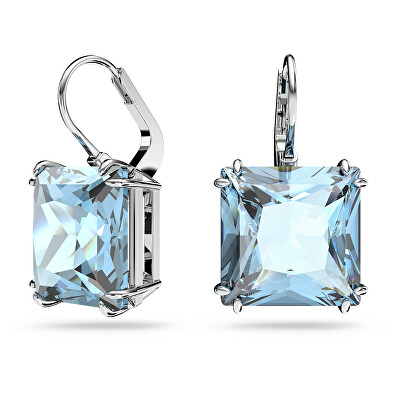 Swarovski - Výrazné visací náušnice s modrými krystaly Millenia 5619472